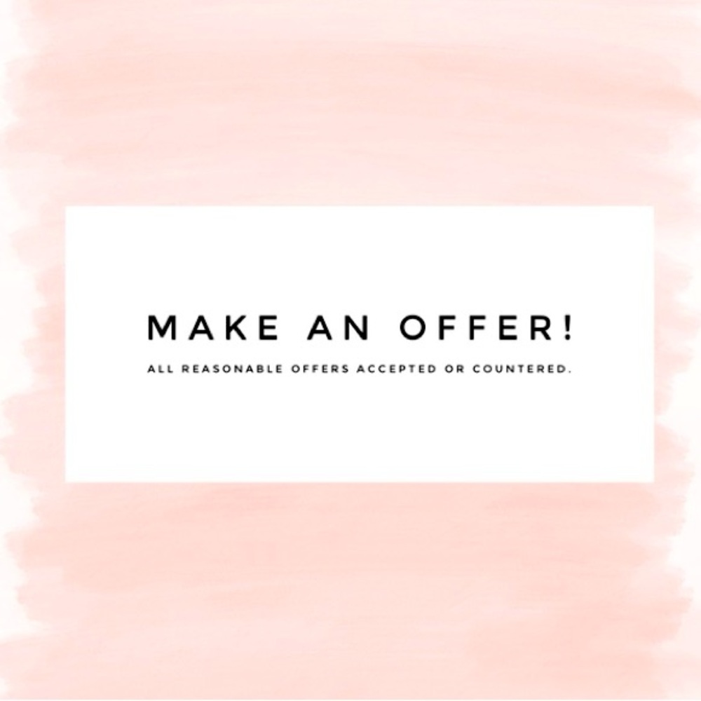 Please feel free to make an offer!